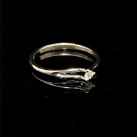 Anello Cianfrone Gioielli Donna Solitario in Oro Diamante 0.07 Ct ANOR-101-198 - ANOR-101-198